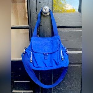 Kipling Felix Purse in Navy with Shoulder Strap and Adjustable Crossbody Y2K
